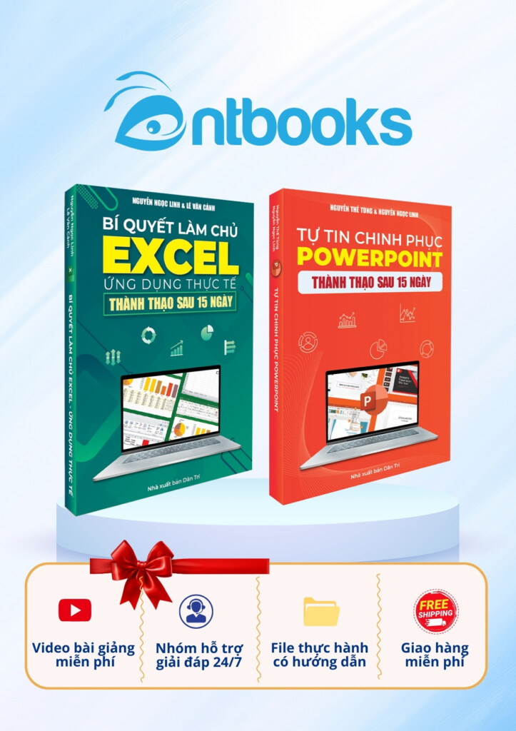 Combo 2 Cuốn Sách Excel - Powerpoint Thành Thạo Tin Học Văn Phòng Combo 2 Cuốn Sách Excel - Powerpoint Thành Thạo Tin Học Văn Phòng