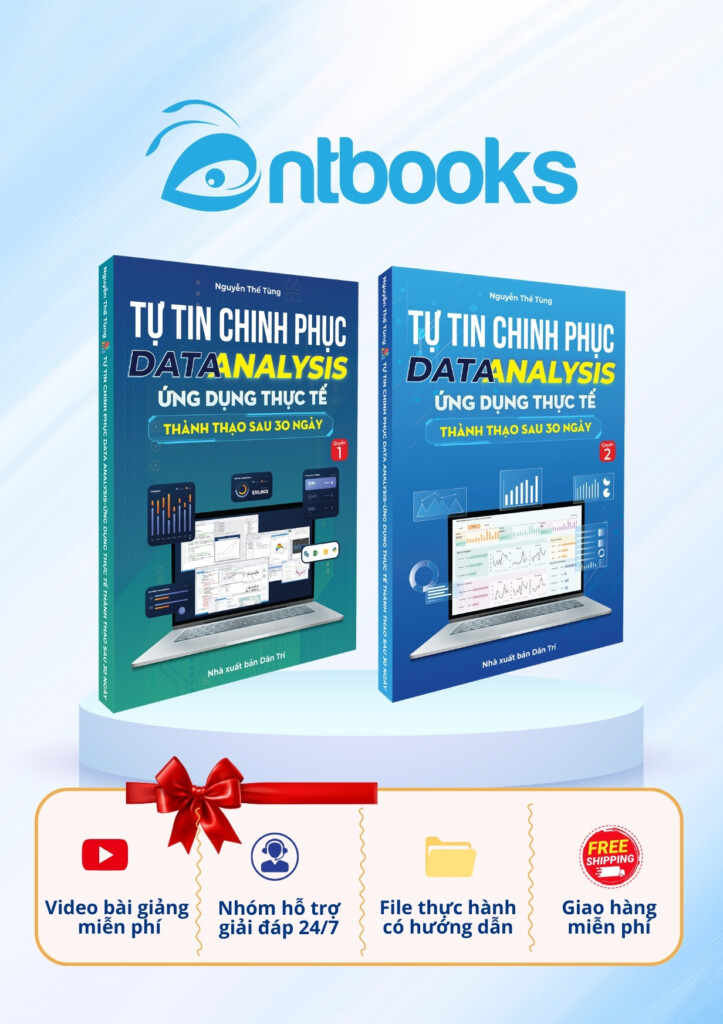 Combo 2 Cuốn Sách Data Analysis Từ Cơ Bản Đến Nâng Cao Combo 2 Cuốn Sách Data Analysis Từ Cơ Bản Đến Nâng Cao