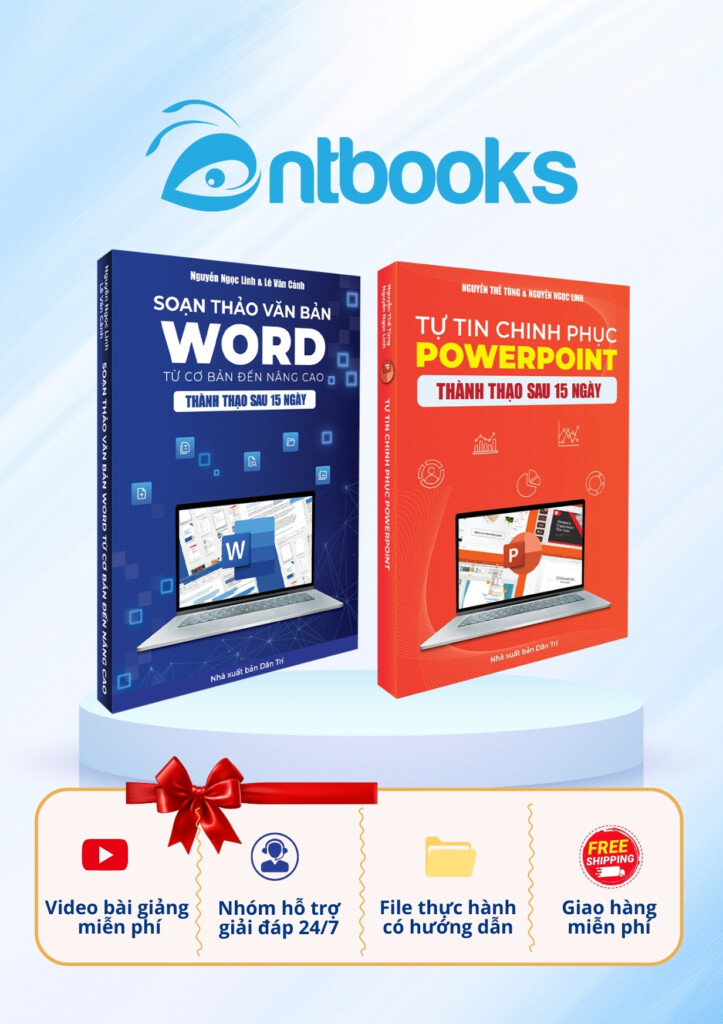 Combo 2 Cuốn Sách Word - Powerpoint Thành Thạo Tin Học Văn Phòng Combo 2 Cuốn Sách Word - Powerpoint Thành Thạo Tin Học Văn Phòng