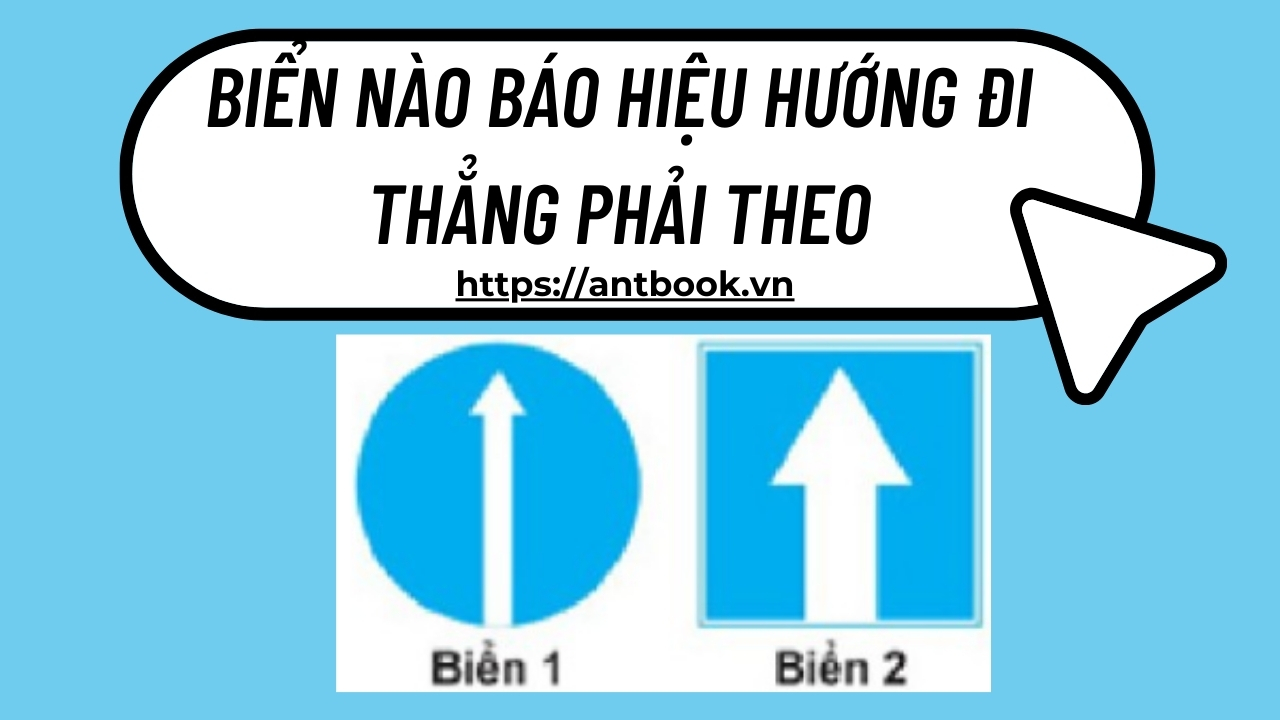 Biển nào báo hiệu hướng đi thẳng phải theo? 90% học viên nhầm lẫn Biển nào báo hiệu hướng đi thẳng phải theo? 90% học viên nhầm lẫn